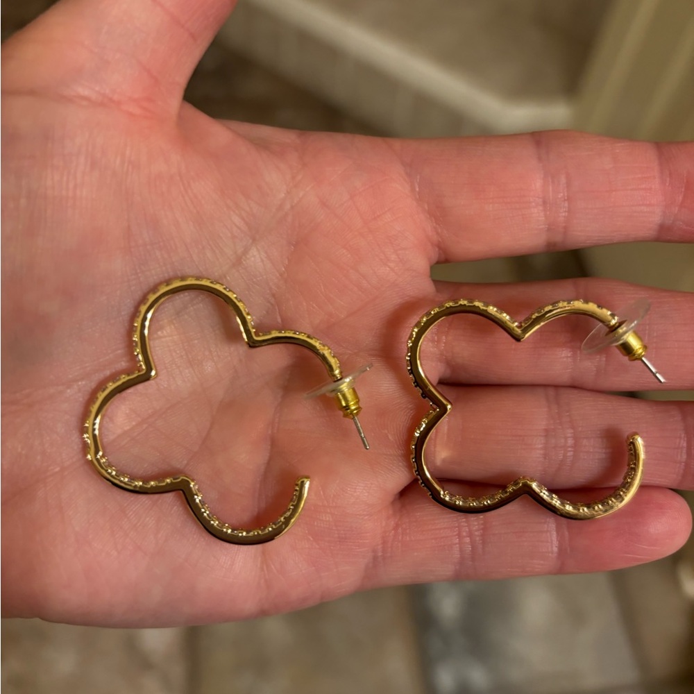 Park Lane Gold Clover Earrings